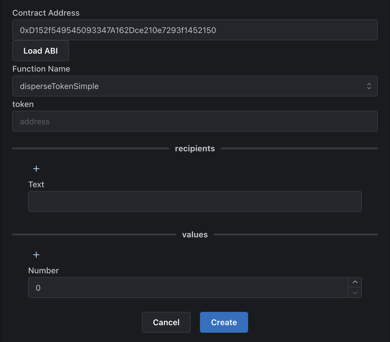 CI Task Function Modal CI Task Function Modal